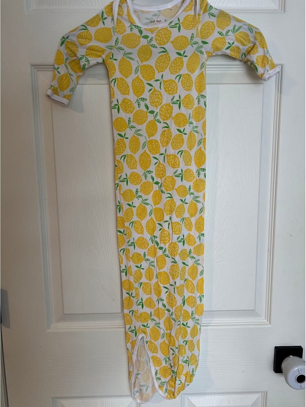 Little Sleepies Lemon Bamboo Knotted Sleep Gown Newborn